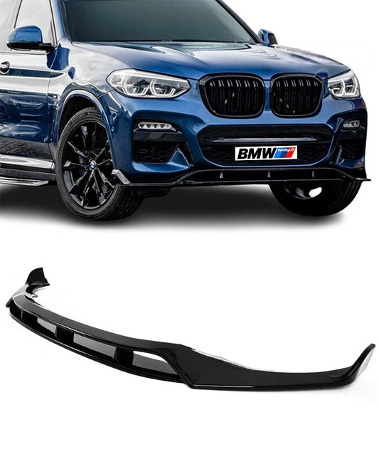 Bmw X3 GO1 / X4 G02 kiiltävän musta etuspoileri