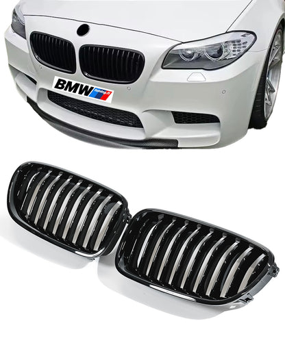 BMW F10 F11, single kiiltävän mustat munuaiset