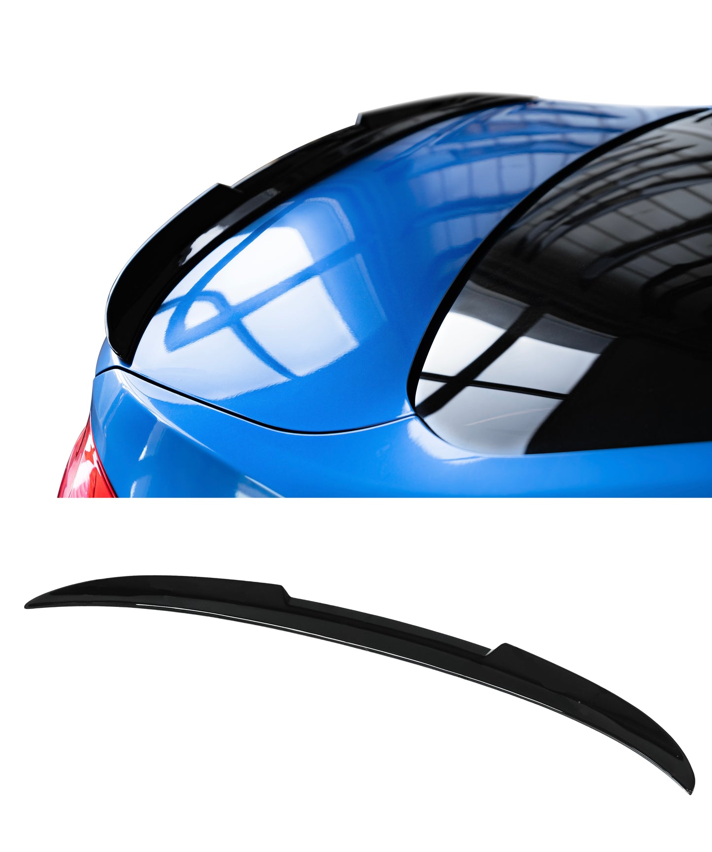 BMW F30 M4-look takaspoileri kiiltävän musta