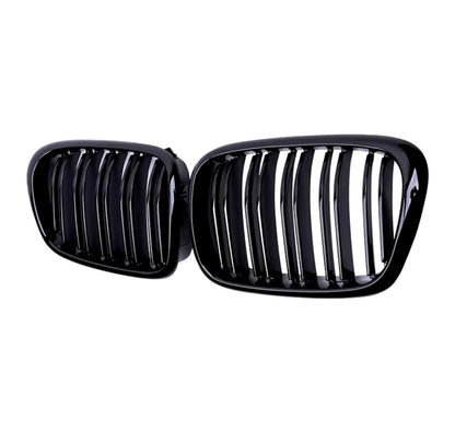 BMW E39 95-03 kiiltävän mustat tuplaripa M5-look munuaiset