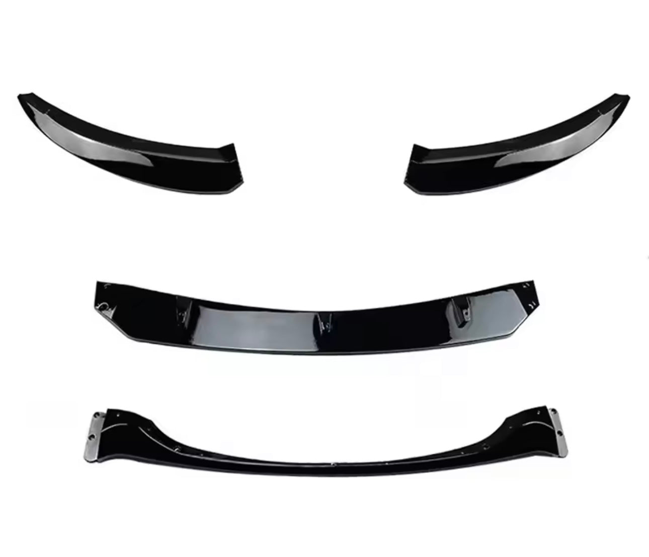 BMW E82 E88, Etupuskurin lippa kiiltävän musta M-sport