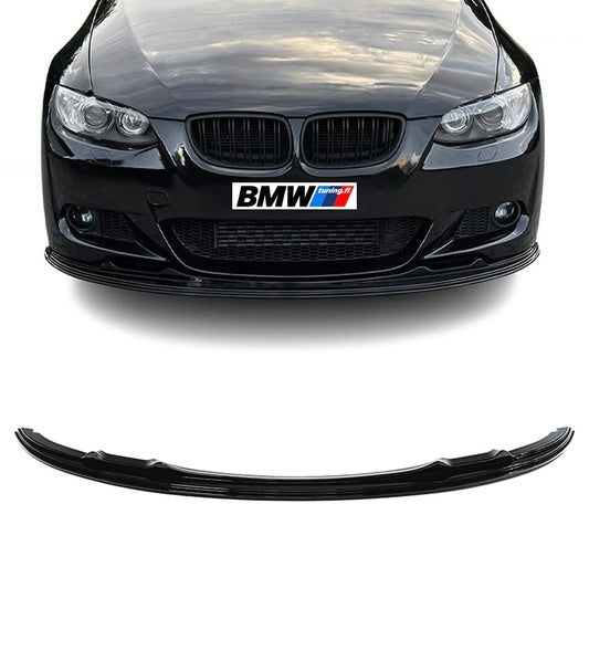 BMW E92 E93 06-09 Etupuskurin hockhenheim kiiltävän musta splitteri etulippa