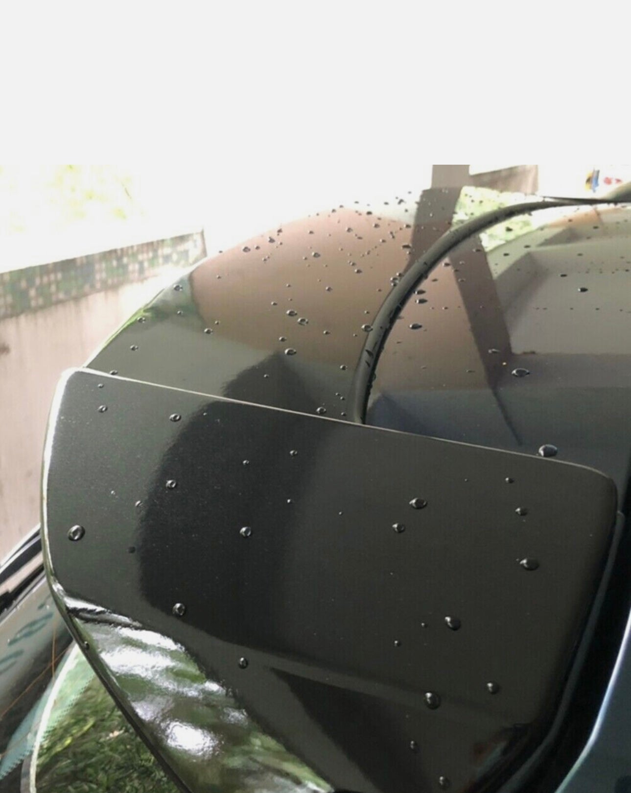 BMW E81 / E87, year 07-12 Glossy
 black rear spoiler