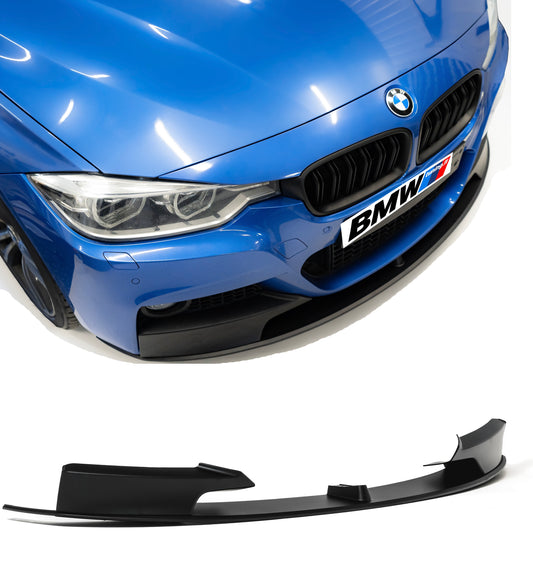 BMW F30 F31 M-performance etupuskurin lippa matta musta
