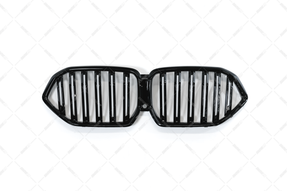 BMW X6 G06, M look kiiltävän mustat munuaiset