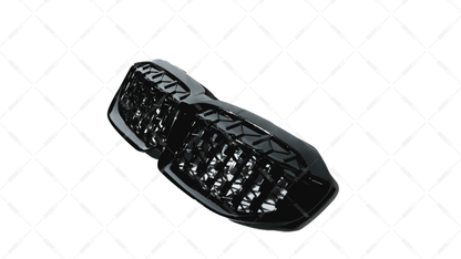 BMW G20 G21 kiiltävän mustat Diamond-munuaiset, Mustat yksityiskohdat