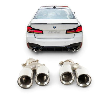 Bmw G30/G31 M5-look Kromiset Putkenpäät