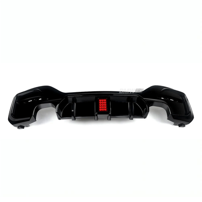 BMW F20 F21 LCI takapuskurin diffuusori jarruvalolla kiiltävän
musta