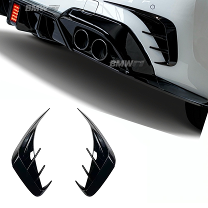 BMW G20 G21, rear bumper lip spoiler glossy black