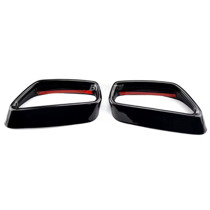 BMW G30 G31 2017-> Putkenpäiden kiiltävän mustat kuoret