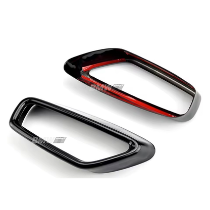 BMW G30 G31 2017-> Putkenpäiden kiiltävän mustat kuoret