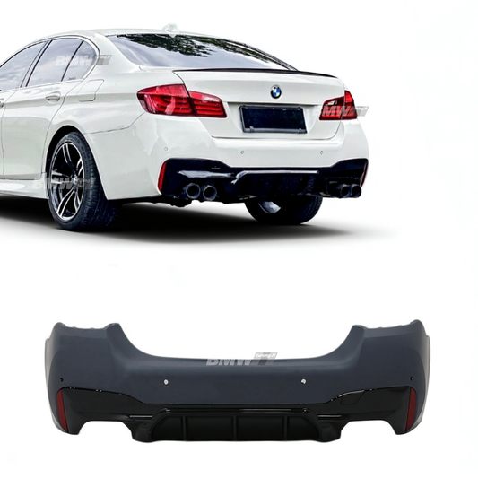 BMW F10 —> G30 M5 look Rear bumper PDC,SRA