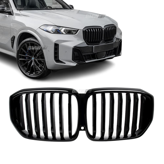 BMW G05 X5 LCI kiiltävän mustat single munuaiset