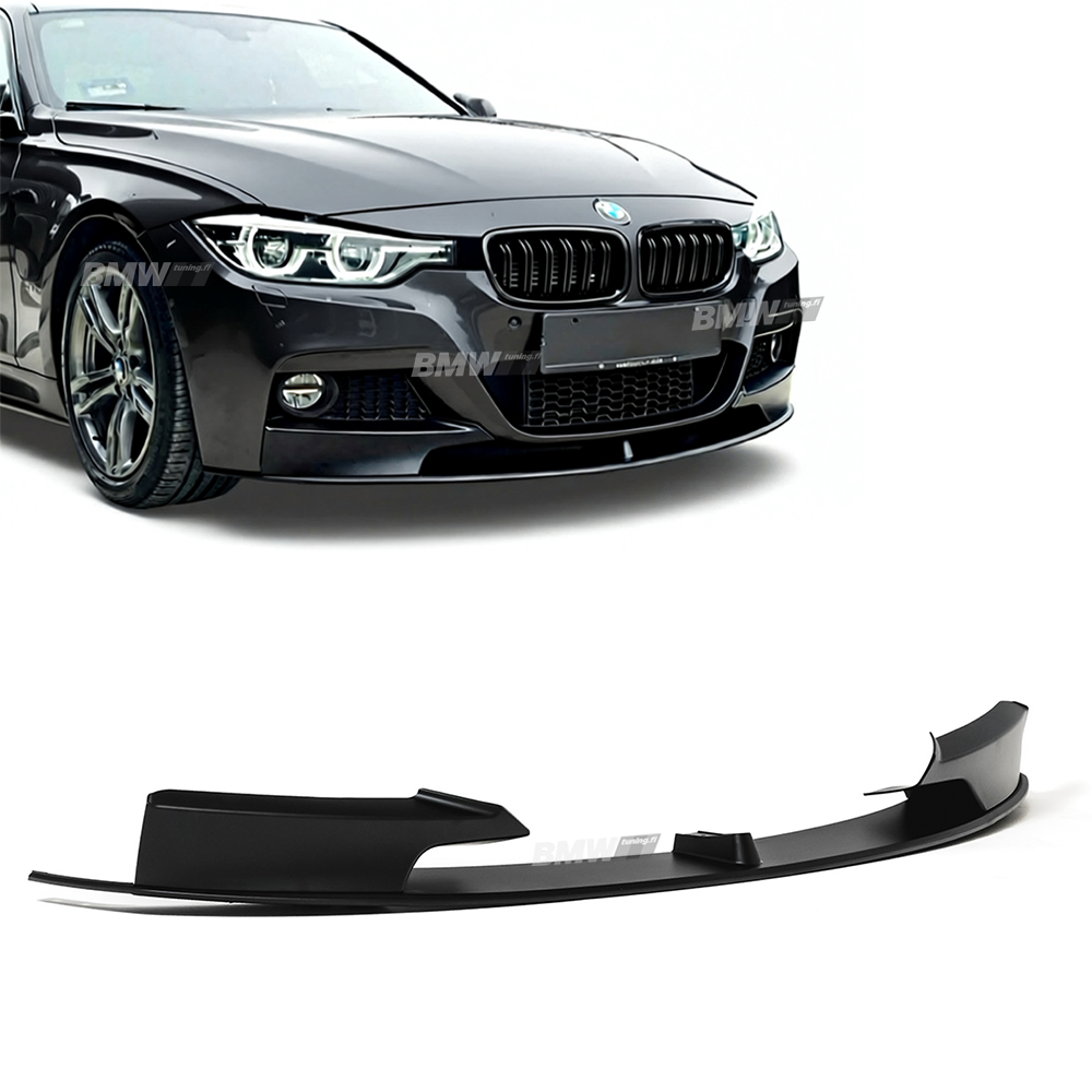 BMW F30 F31 M-performance front bumper lip matt black 