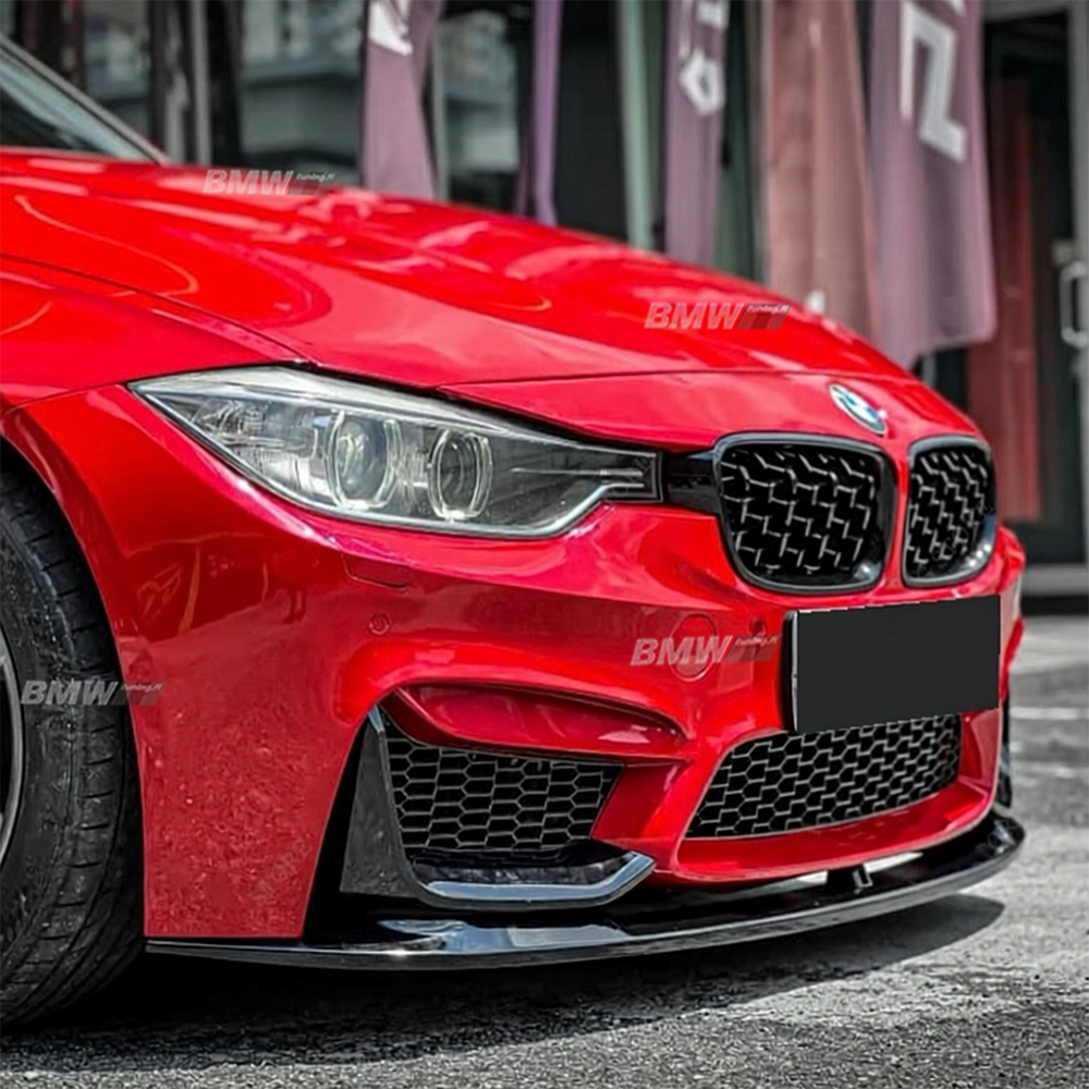 BMW F30/F31 M3-Look Front bumper front spoiler glossy black