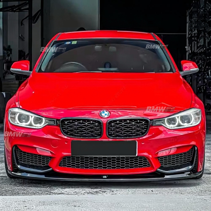 BMW F30/F31 M3-Look Front bumper front spoiler glossy black