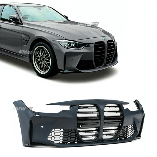 BMW F30 F31, M4 G20-look front bumper