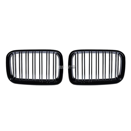 BMW E36 90-96 Kiiltävän musta M-look munuaiset