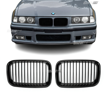 BMW E36 90-96 Kiiltävän musta M-look munuaiset