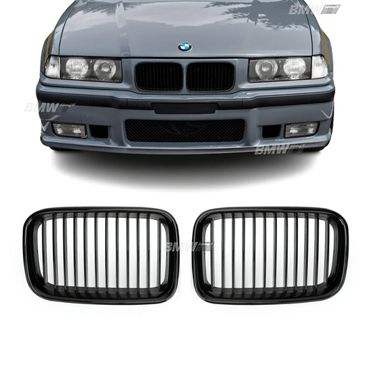 BMW E36 90-96 Kiiltävän musta M-look munuaiset