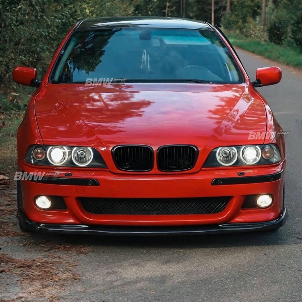 BMW E39 95-04 Kiiltävän musta etulippa M5 / M-Sport / M-look etupuskuriin