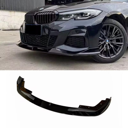 BMW G20 G21, Massiivinen kiiltävän musta etuspoileri