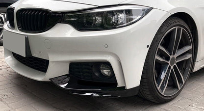 BMW F32 F33 F36, etupuskurin etuspoileri palat kiiltävän musta