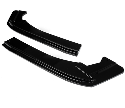 BMW F30 F31, Takapuskurin kiiltävän mustat lisäpalat, kulmasplitterit