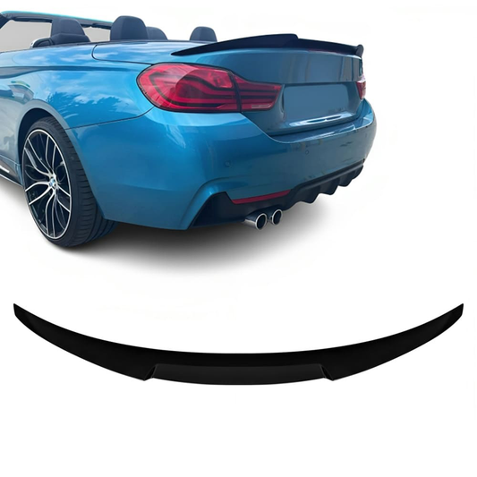 BMW F33 M4-look takaspoileri kiltävän musta