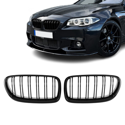 BMW F10 F11, M5-Look kiiltävän mustat munuaiset