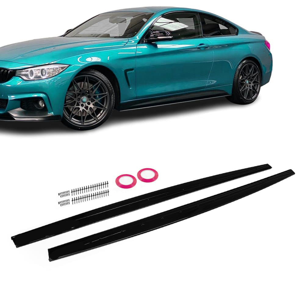 BMW F32 F33 F36 M-Performance helmojen lisäosat matta musta