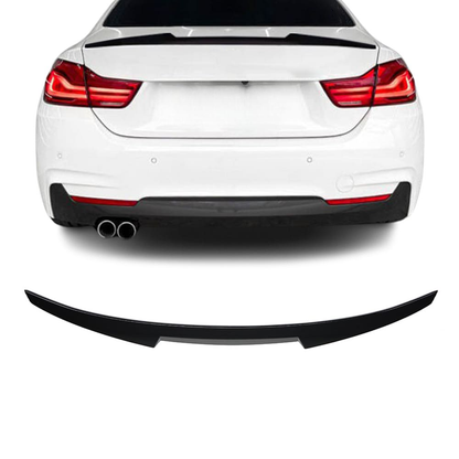 BMW F32, M4 Look takaspoileri kiiltävän mustana