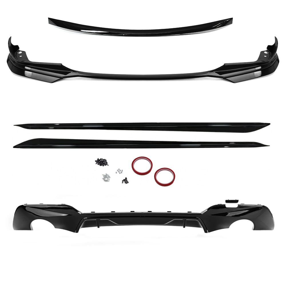 BMW G20 kiiltävän musta M-Performance look Aero-kit