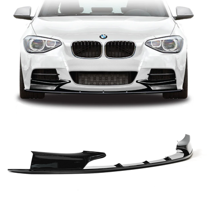 Bmw F20 F21 M-perfomance look kiiltävän musta etuspoileri