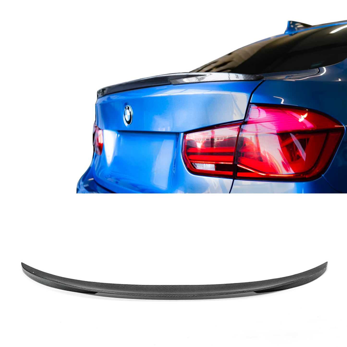 BMW F30 M-Performance takaspoileri carbon look