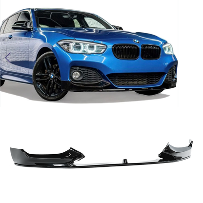 BMW F20 F21 LCI, Kiiltävän musta M-performance etupuskurin lippa