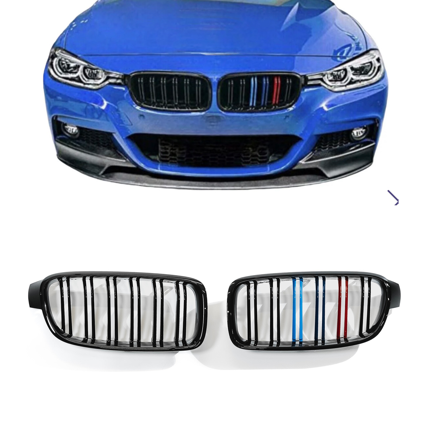 BMW F30 F31 , M-Look munuaiset M-color