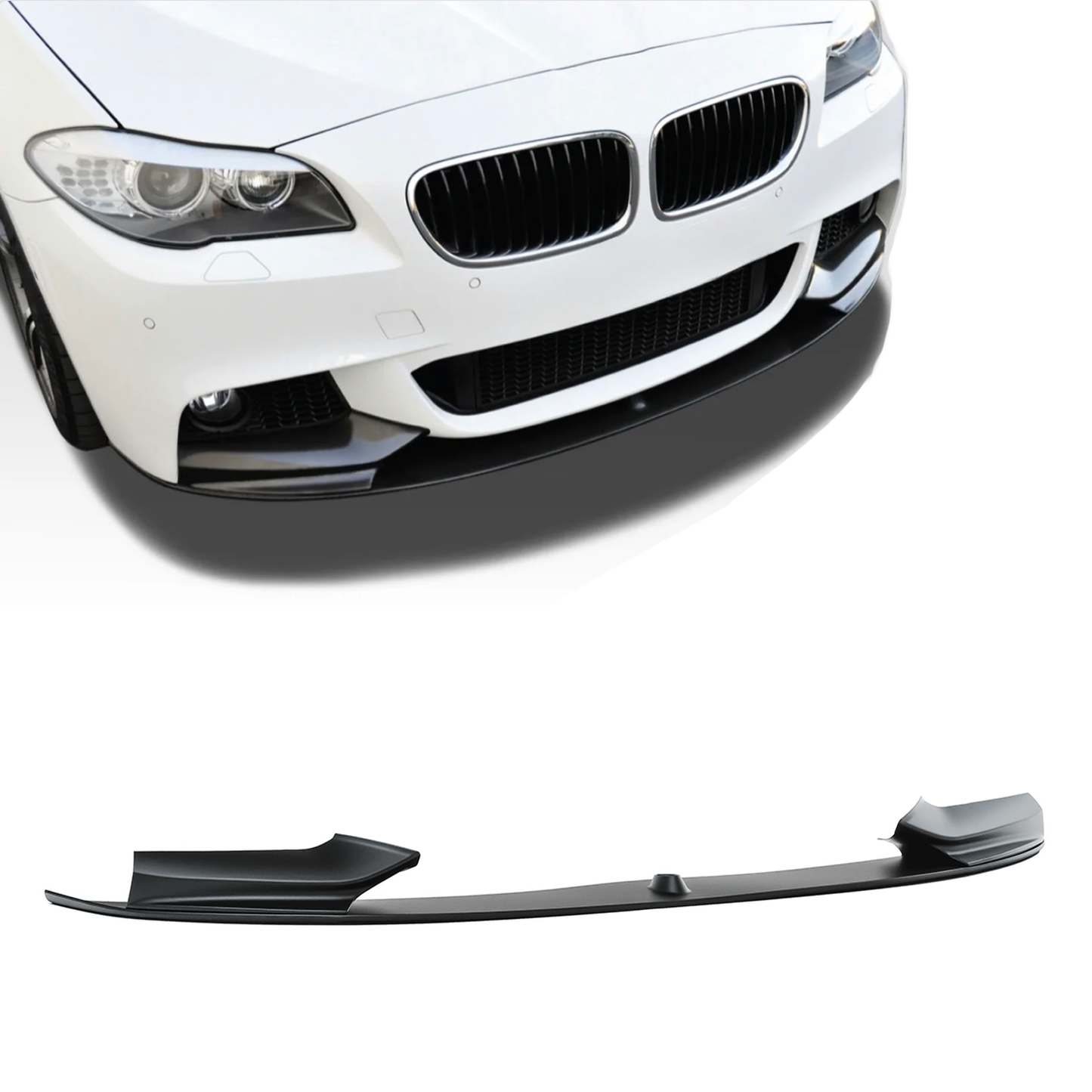 BMW F10 F11 M-Performance etuspoileri matta musta