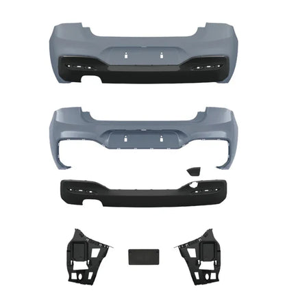 BMW F20 LCI 2015-2019, M-sport look takapuskuri, PDC