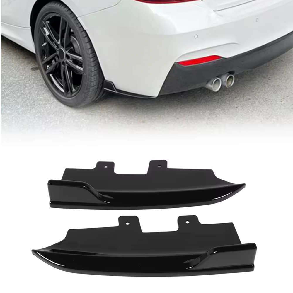 BMW F22 F23, Takapuskurin kiiltävän
mustat lisäpalat, kulmasplitterit