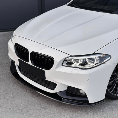 BMW F10 F11 M-Performance etuspoileri kiiltävän musta etuspoileri