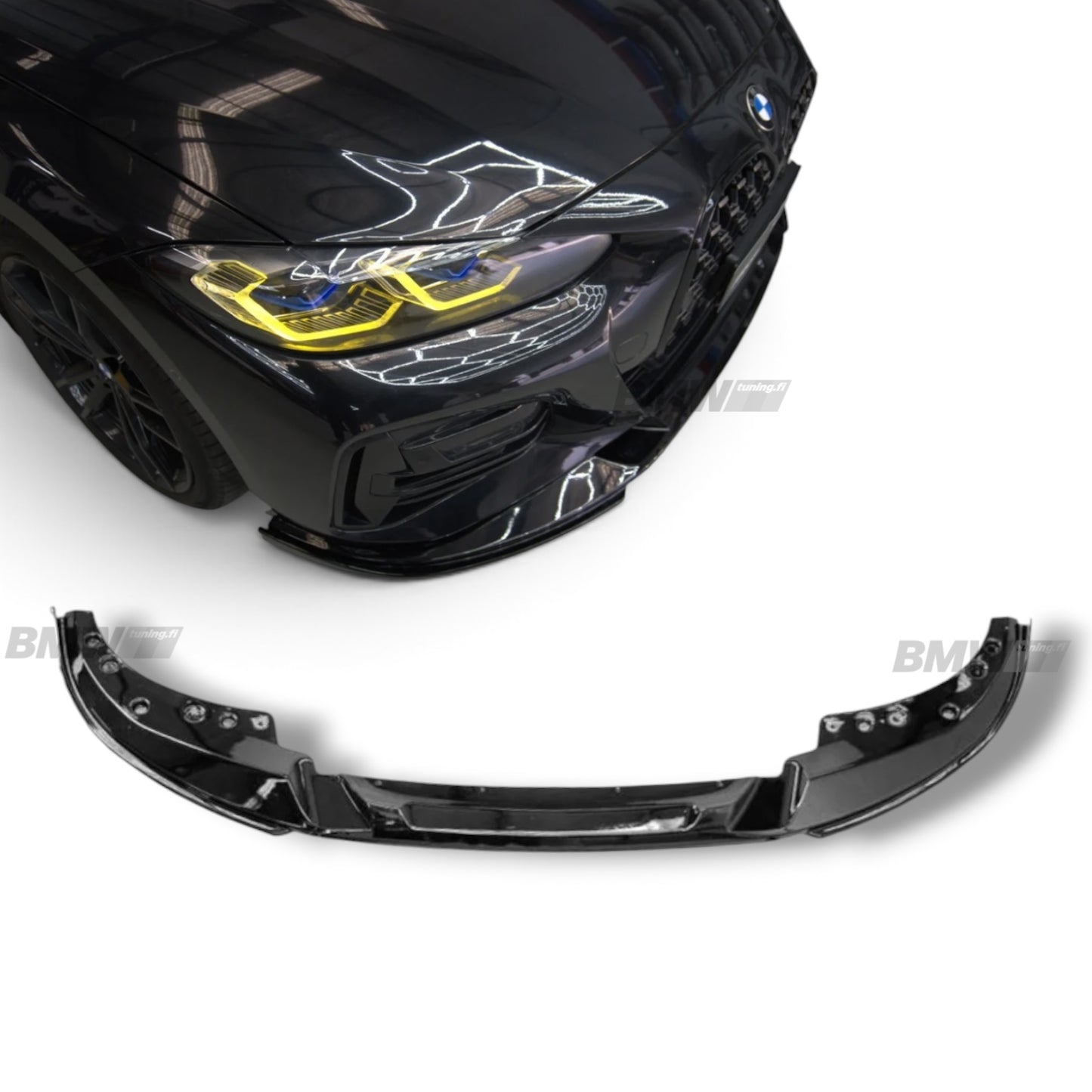 BMW G22 G23 3D Etulippa, Kiiltävän Musta