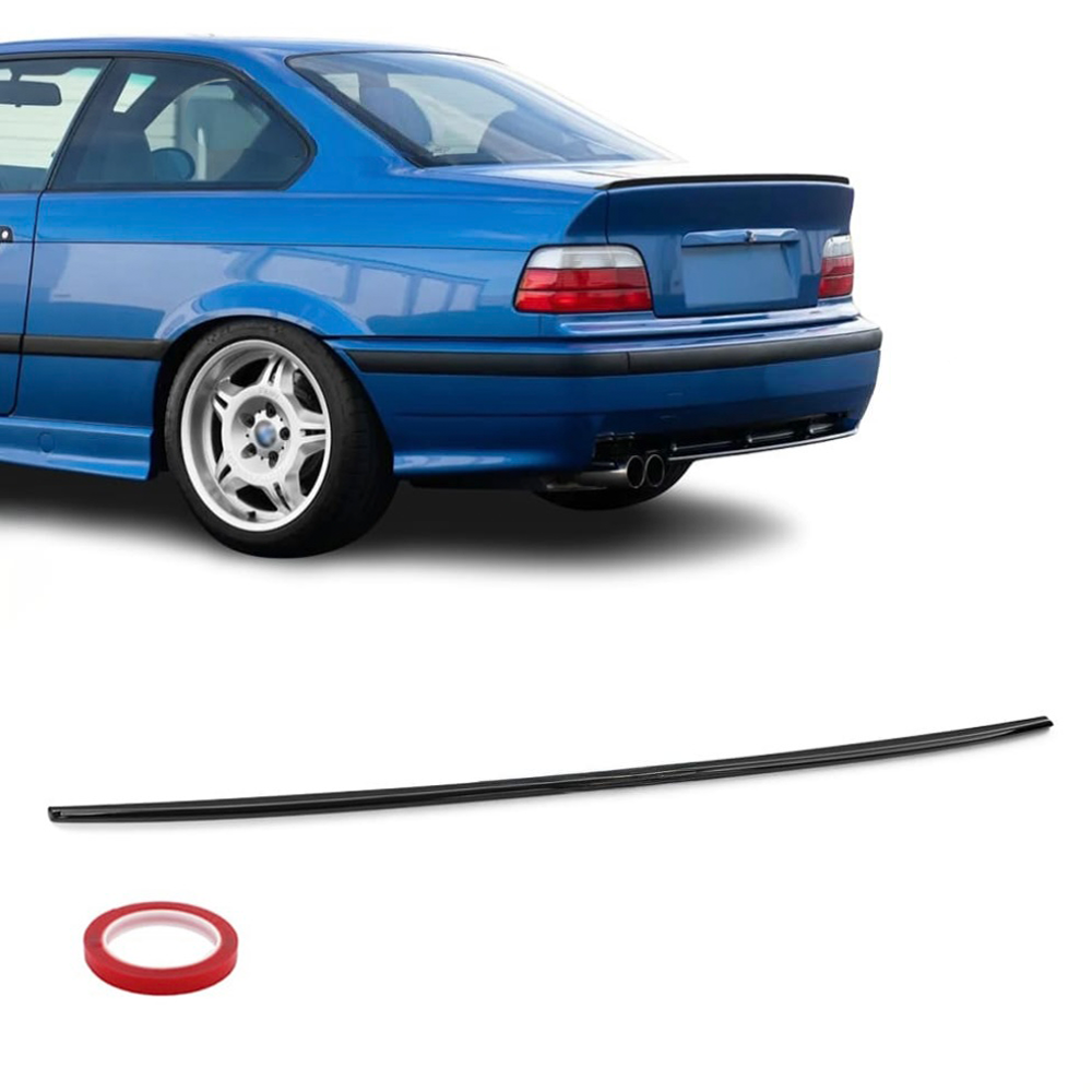 Bmw E36 Sedan coupe, glossy black M3-look rear spoiler