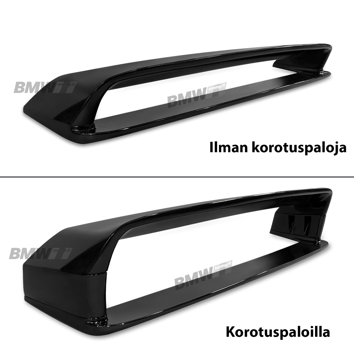 BMW E39 Sedan, HM-style
takaspoileri kiiltävän musta