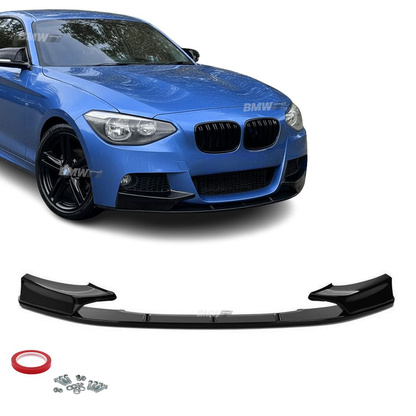 Bmw F20 F21 M-performance look glossy black front spoiler