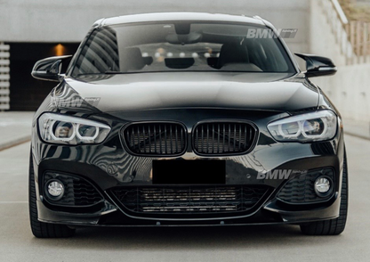 BMW F20 F21 LCI, Gloss black M-performance front bumper lip