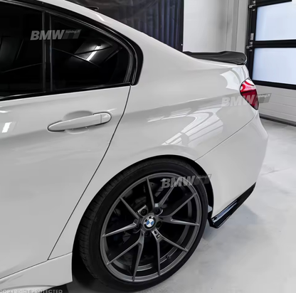 BMW F30 F31, PSM rear bumper gloss black add-on pieces