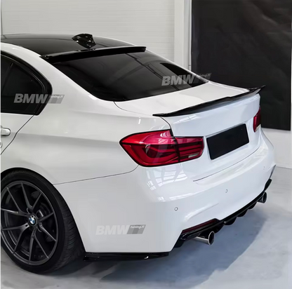 BMW F30 F31, PSM rear bumper gloss black add-on pieces
