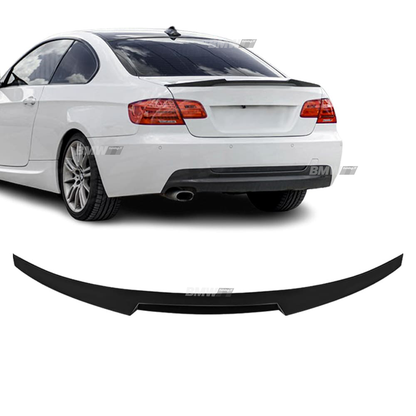 BMW E92 M4 look glossy black rear spoiler