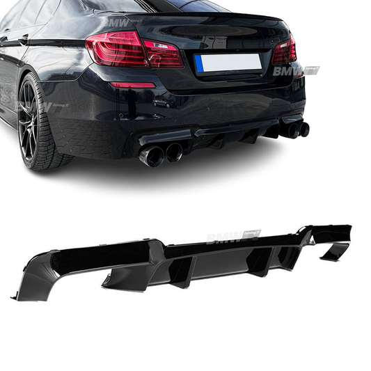 BMW F10 / F11, M-Performance Look diffusori kiiltävä musta